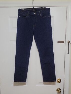 Women's Dark Blue Slim Fit Jeans From Banana Republic